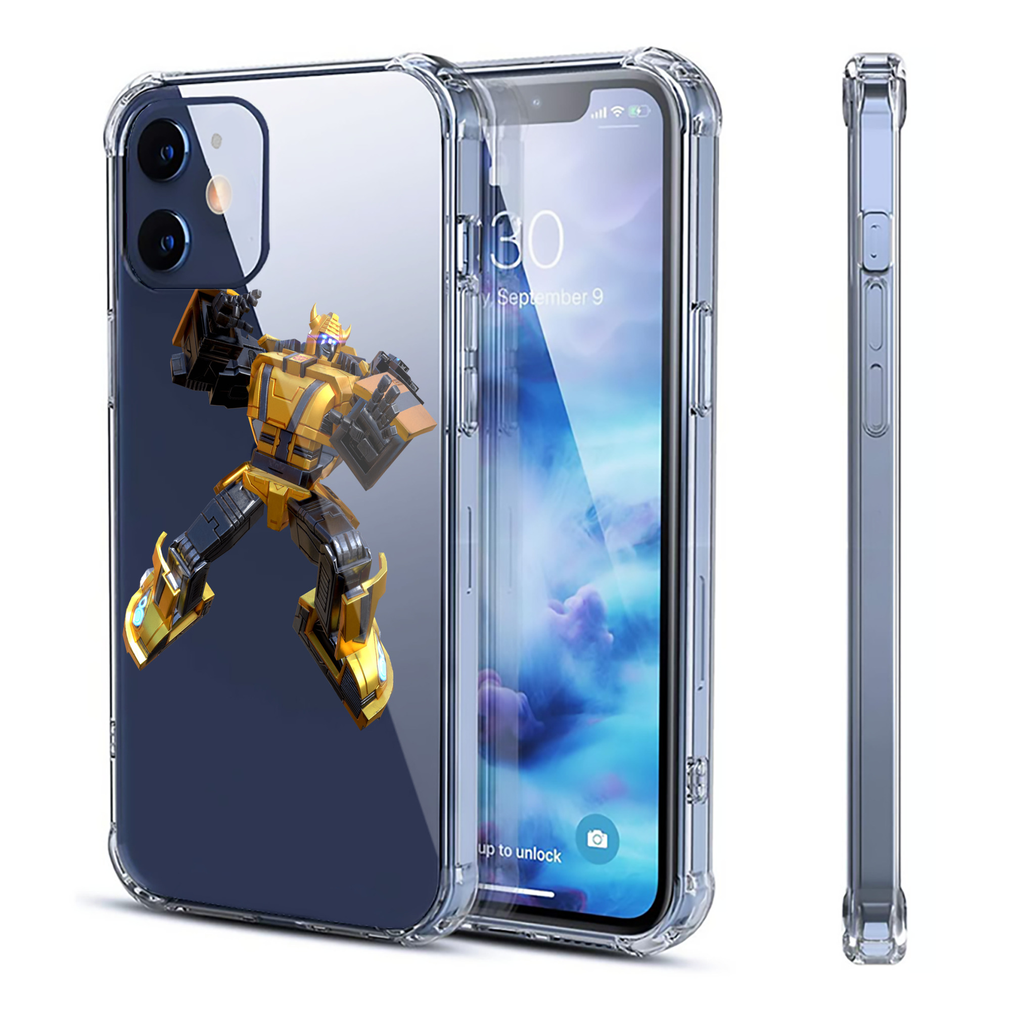 （画像用）  【iPhone 12シリーズ対応】透明スマホケース（クリアソフトケース）